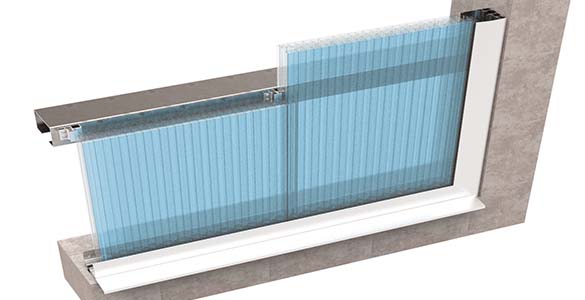 visione del sistema completo per tamponamenti e facciate
