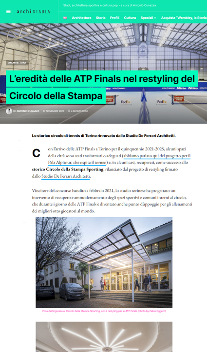 arcoPlus al Circolo della Stampa Sporting
