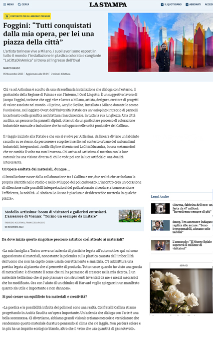 Jacopo Foggini: tutti conquistati dalla mia opera
